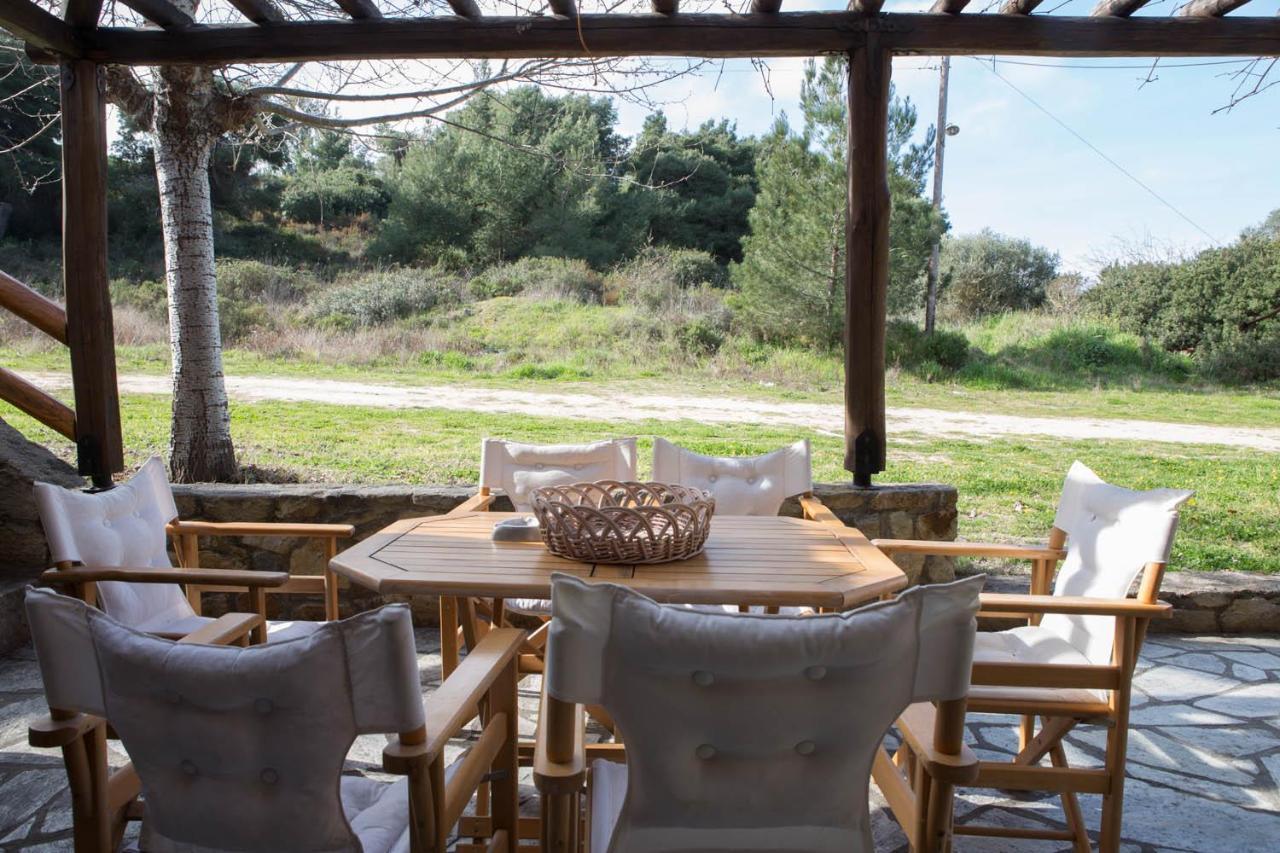 Villa Achilles, Trani Ammouda Beach #Feelslikehome オルモス・パナギアス エクステリア 写真